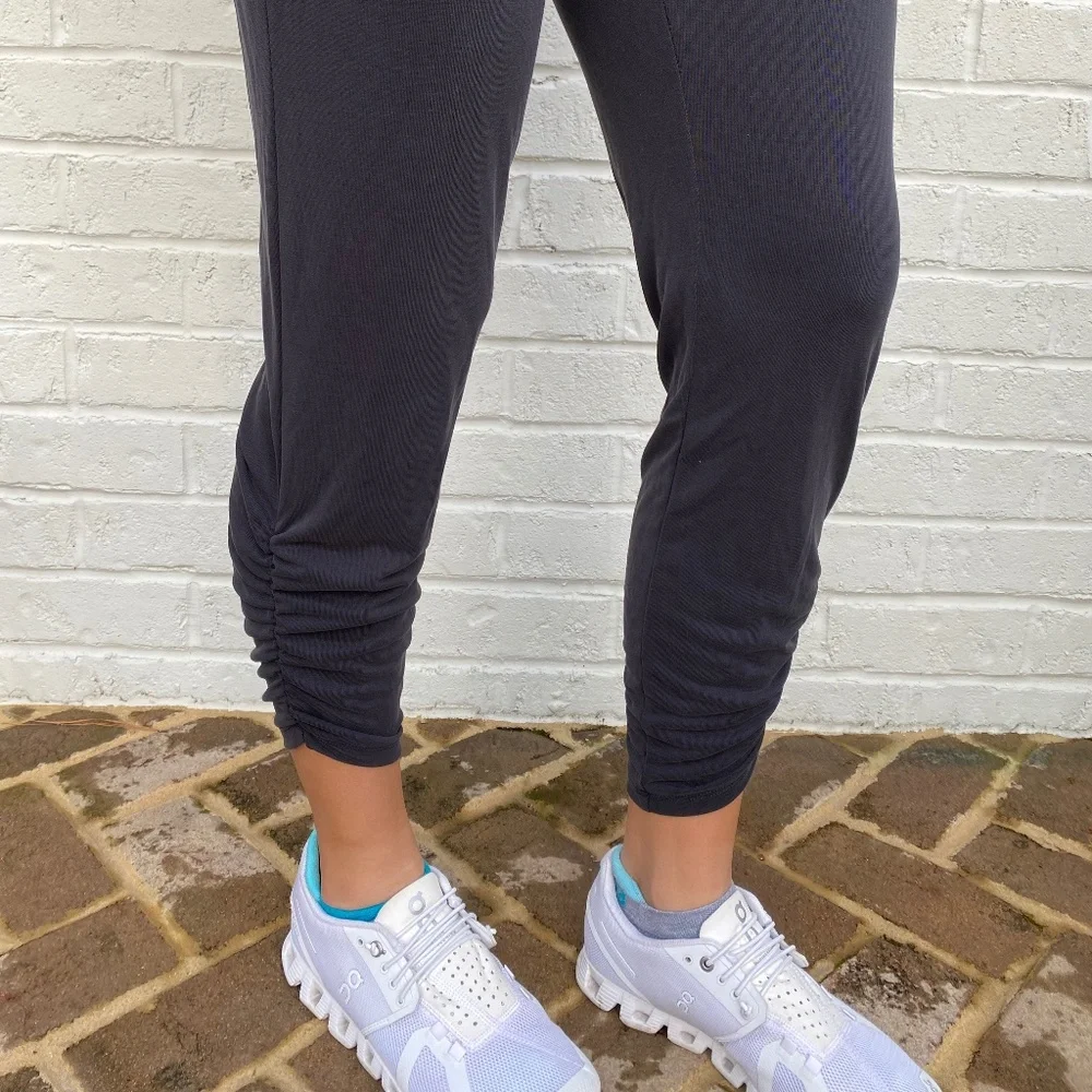 Express joggers crop ruched black XS - Picture 5 of 12